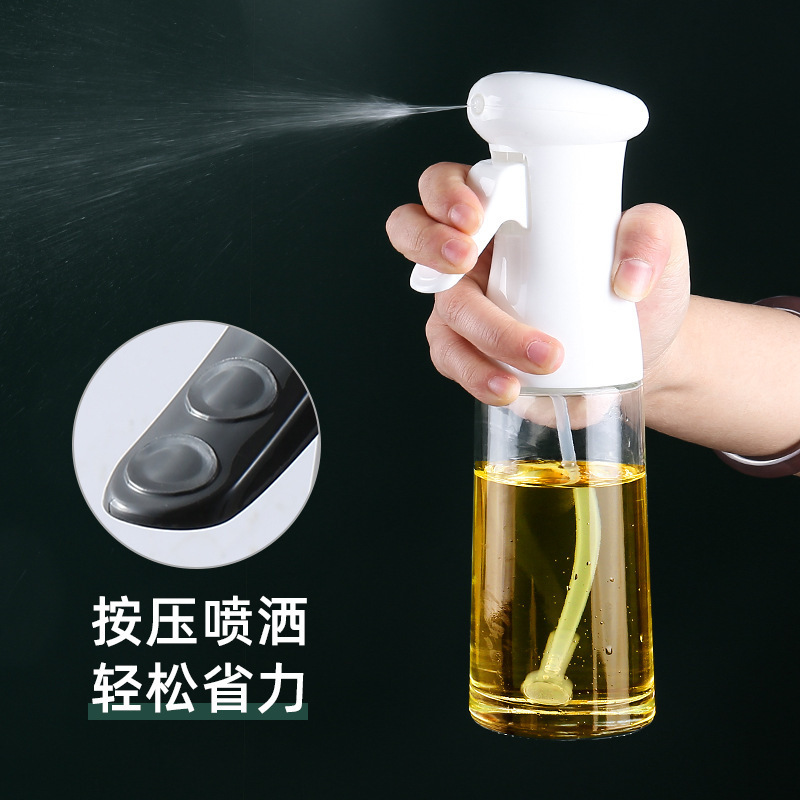 オイル噴射ポットキッチン家庭用空気揚げ鍋オイル噴射瓶ガラス食用油スプレー瓶噴霧瓶霧状油タンク|undefined