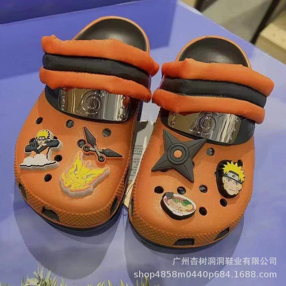 Naruto agujero accesorios zapatos agujero fuera de la ropa cómoda Hokage transpirable tendencia masculina y femenina de arena universal al por mayor