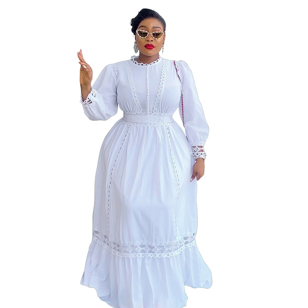 Women's Clothing plus size long skirt elegant long dress skirt_ipsvogv.com