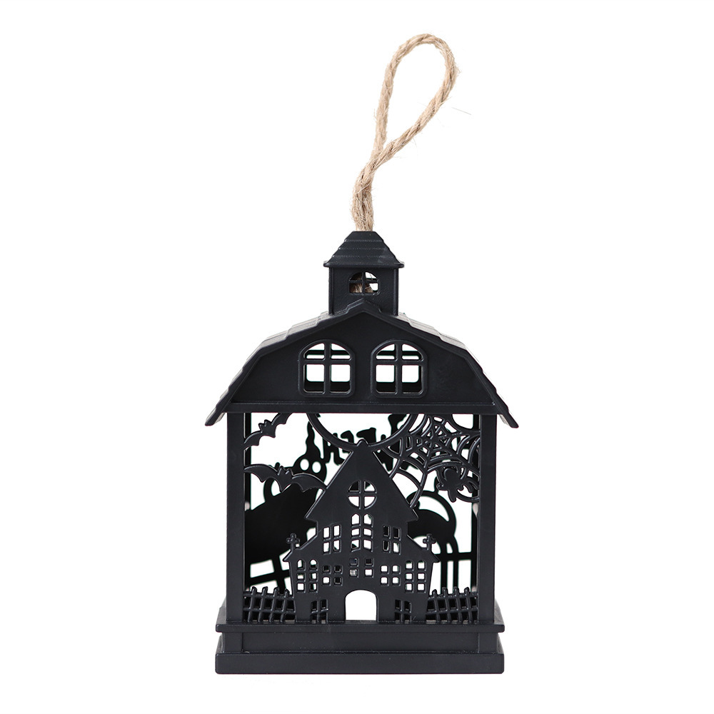 Halloween lámpara de calabaza portátil fiesta decoración prop lámpara esqueleto lámpara LED vela electrónica colgante lámpara fantasma