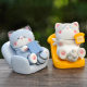 Lazy Ge You lying sofa Cat series hand-made model cute healing desktop decoration fashion play blind box wholesale