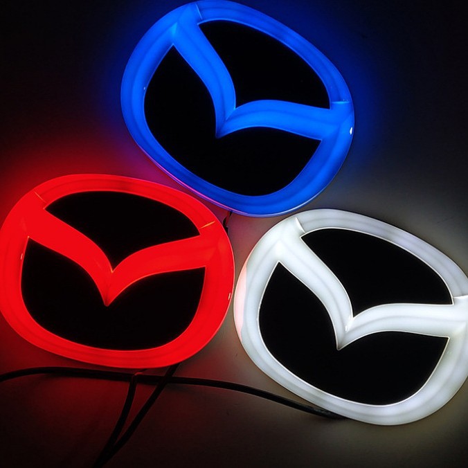 Adecuado para Mazda logotipo luminoso MAZDA6 3 8CX7 Ruiyi luz trasera luz LED luz fría luz luminosa logotipo del coche Luz image 1