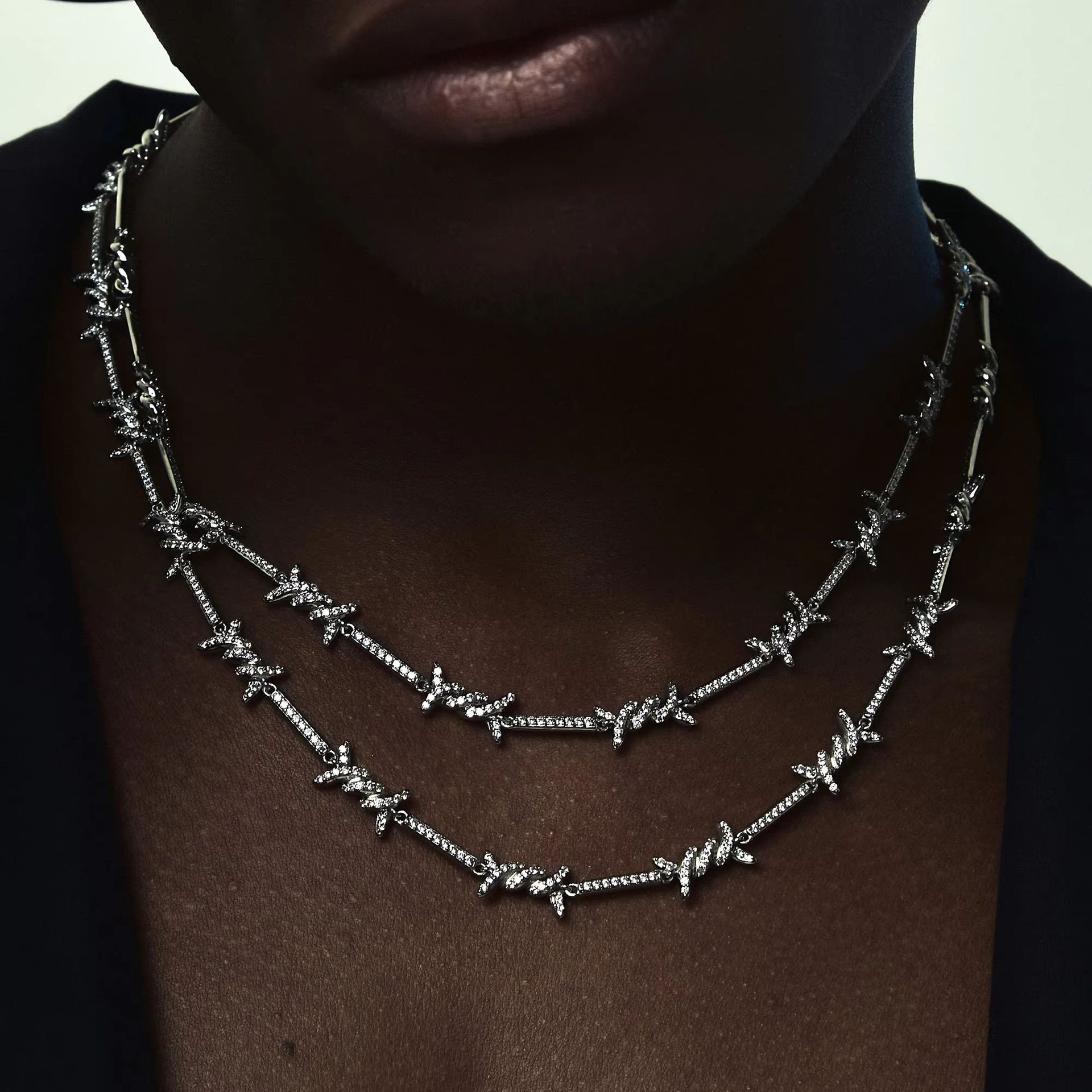 13g Weight Jewelry Set Classification 1 Piece Quantity Daily, Street Occasion Copper Material Geometric Pattern All Seasons Season Unisex Gender Hip-Hop, Punk Style Wholesale Jewelry Hip-Hop Punk Geometric Copper Jewelry Set 无