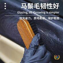 ✅厂家批发鞋刷清洁去污抛光上油多功能鞋刷子猪毛马毛实木软毛刷