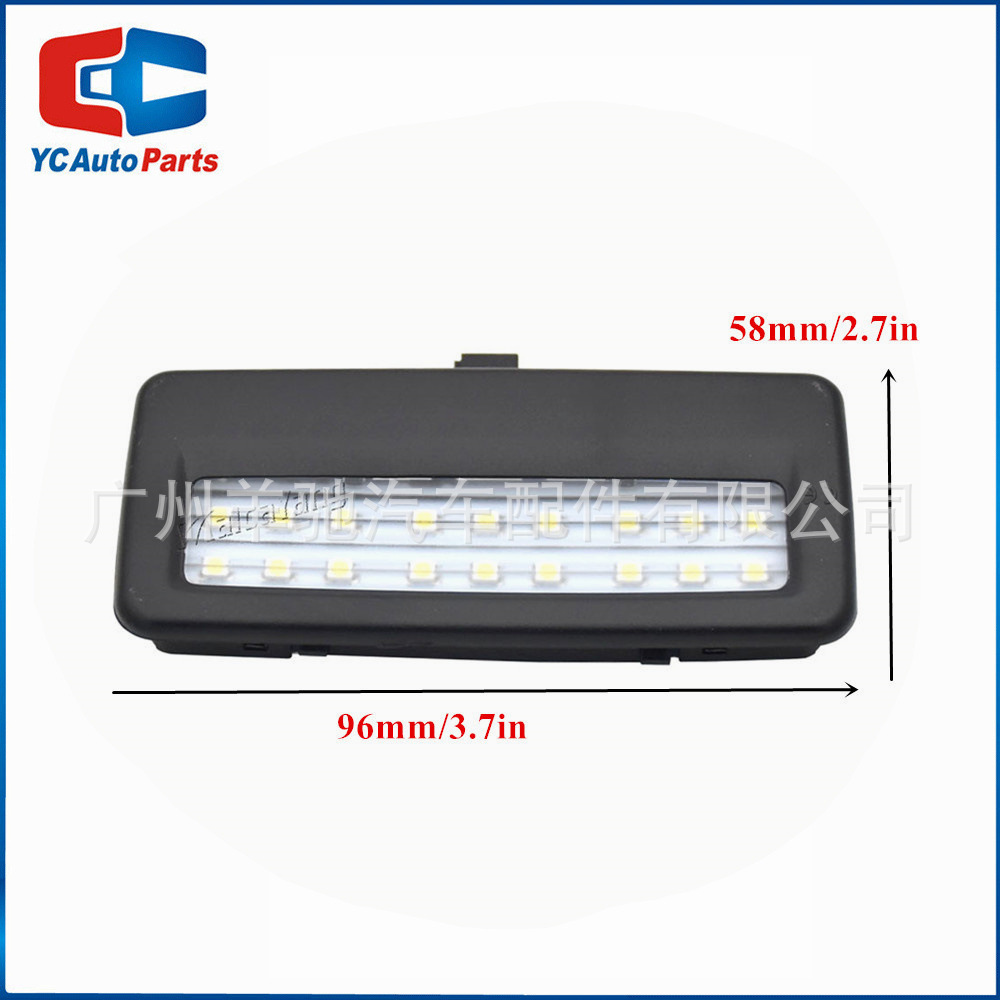 Aplicable a BMW F07 F10 F11 F06 F12 F13 F01 F02 visor solar interior lámpara de espejo cosmético