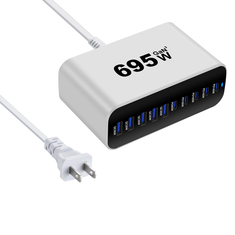新款800W氮化镓桌面充 跨境专供800W多口PD充电器 800W澳规适配器|undefined
