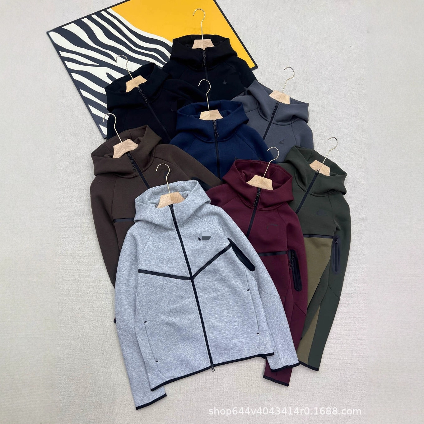 Foreign Trade American Style Latest Color Outdoor Jacket Hooded Suit