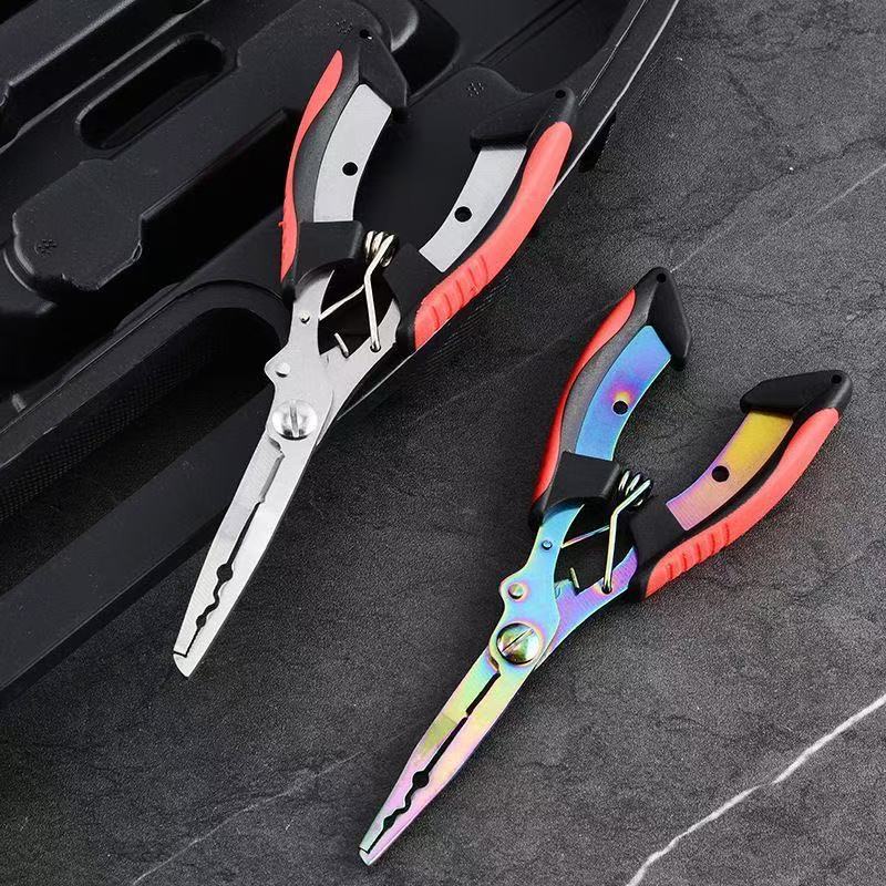 In-Stock Lure Pliers, Fishing Line Cutter, Pe Fishing Pliers, Two-Tone Handle, Multi-Functional Lure Pliers, Cross-Border In-Stock