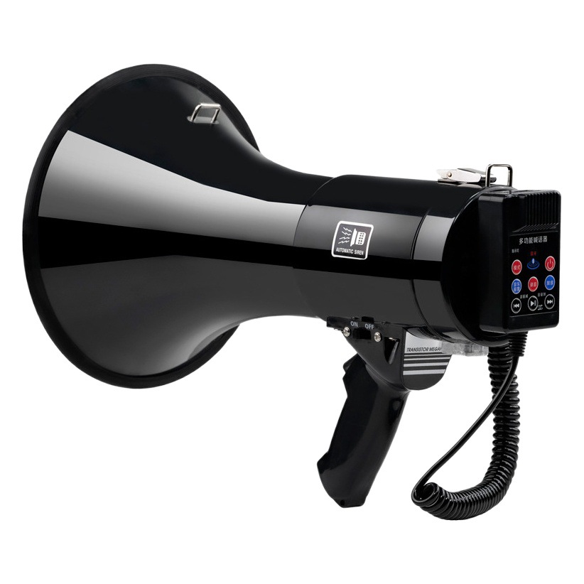 High-power 50W100W handheld recording loudspeaker rechargeable cross-border loudspeaker forest fire prevention propaganda horn