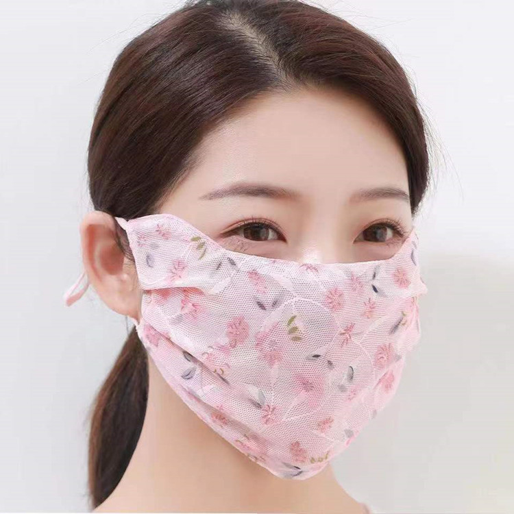 New Style Lace Sunscreen Mask for Women Summer Large Thin Breathable Riding Sunshade Eye Corner Mask for Women New Style Lace Sunscreen Mask for Women Summer Large Thin Breathable Riding Sunshade Eye Corner Mask for Women