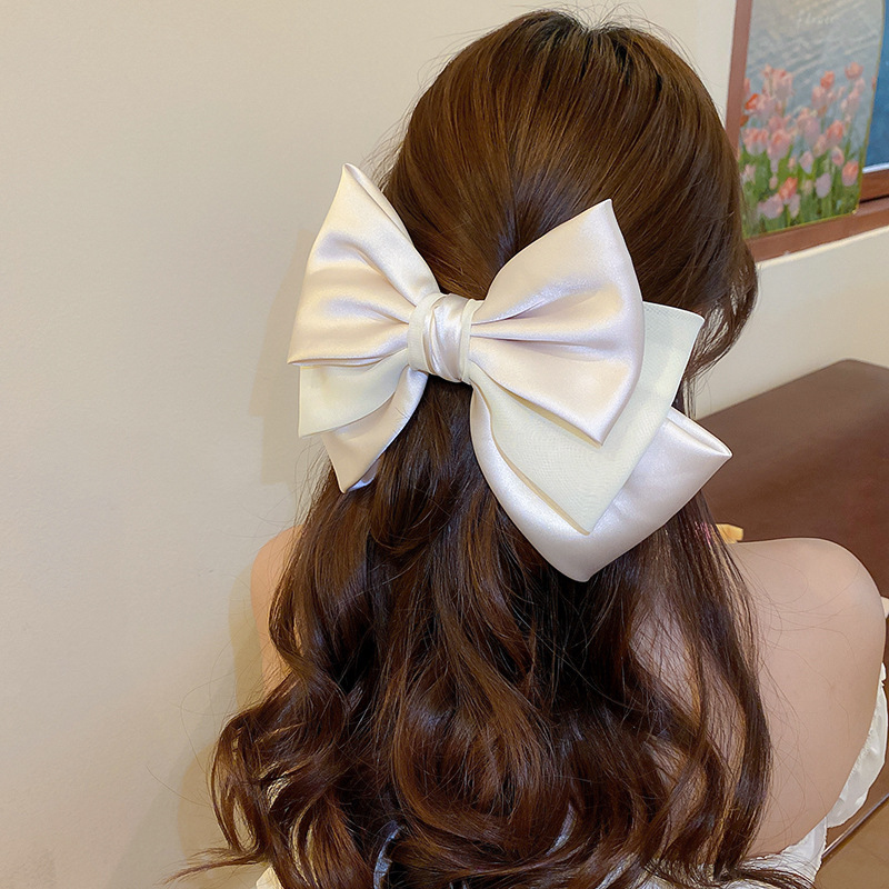 Women's Sweet Bow Knot Alloy Cloth Hair Clip display picture 11