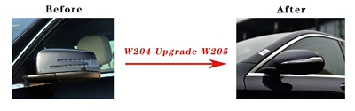 upgraded to new high-definition rearview — Rearview mirror/rearview mirror - mercedes-benz-w204-modified-to-w205