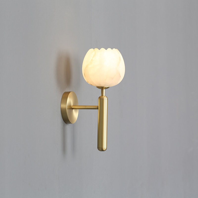 New Chinese Creative All Copper Stone Wall Lamp Bedroom Bedside Lamp Nordic Simple Living Room Study Corridor Aisle Wall Lamp New Chinese Creative All Copper Stone Wall Lamp Bedroom Bedside Lamp Nordic Simple Living Room Study Corridor Aisle Wall Lamp
