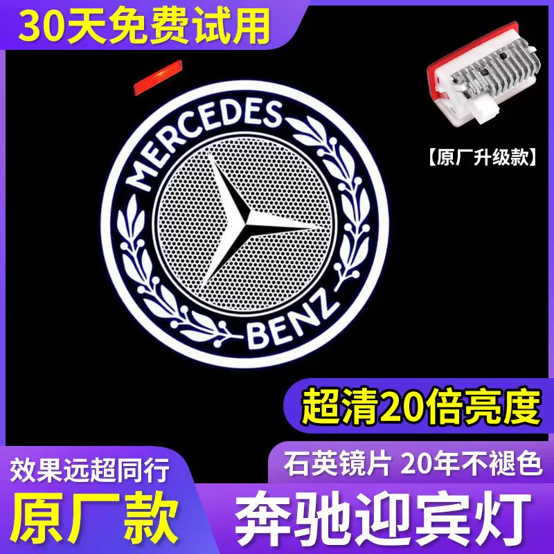 Поддержка для Mercedes-Benz Welcome Light E-Класс C-Класс A-Класс GLC дверной проектор света EL/GLB/GLA/c6 фон ambient