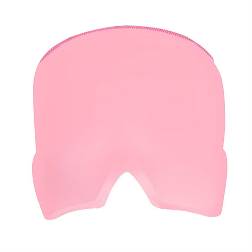 Migraine Relief Hat Cold Compress Head Cover Cooling Gel Cold Compress Head Cover Eye Mask Elastic Bag