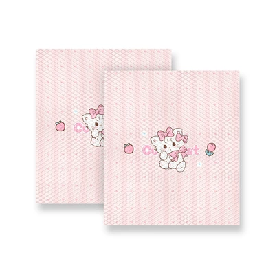 Bicycle Grip Decorative Stickers, Waterproof, Motorcycle Handle Cover - a-pair-bow-tie-white-cat