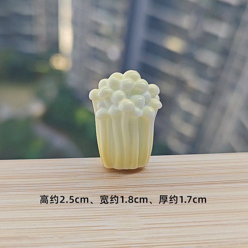 模擬樹脂キノコ、椎茸、えのきモデル装飾品、マイクロランドスケープ水景装飾、49元以上送料無料|undefined
