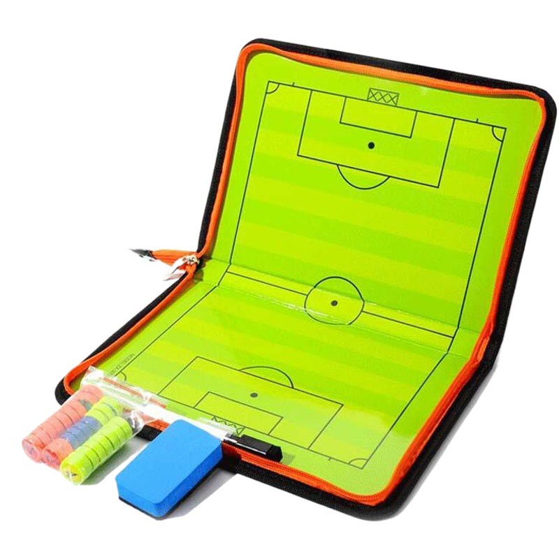 Basketball Football Tactical Board Color Coach Board Teaching Board Tactical Exercise Board Half-Court Magnetic Tactical Board