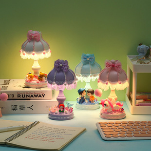 Children's DIY Night Light Material Package Creative Handmade Cream Charging Princess Cartoon Toy Girl Table Lamp Gift