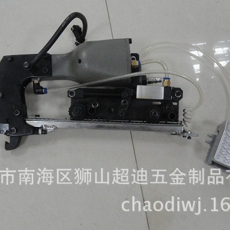供应脚踏式捕鱼网打钉机 脚踏式自动夹码钉枪