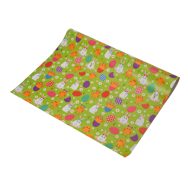 Nuevo papel de regalo de Pascua transfronterizo al por mayor tienda de regalos papel de regalo de cumpleaños papel de regalo
