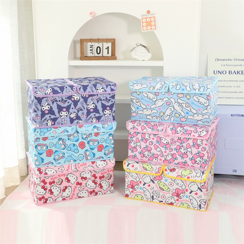 Foldable cute storage box