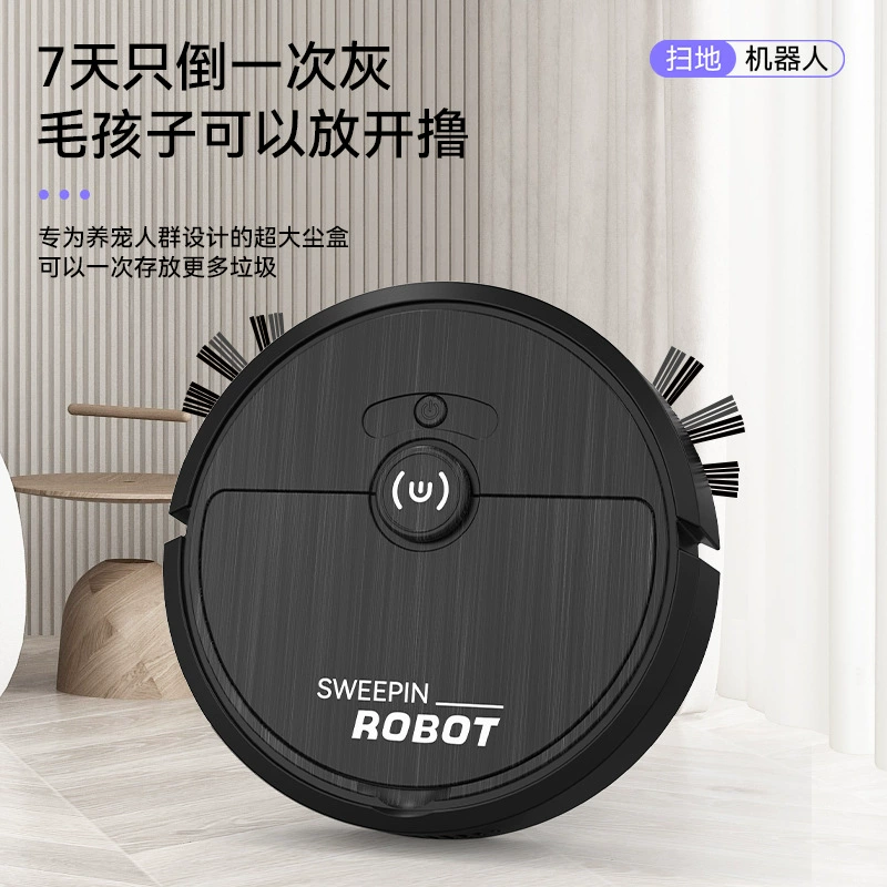 Smart robot vacuum 8388, compact fully automatic sweeper, 3 color options