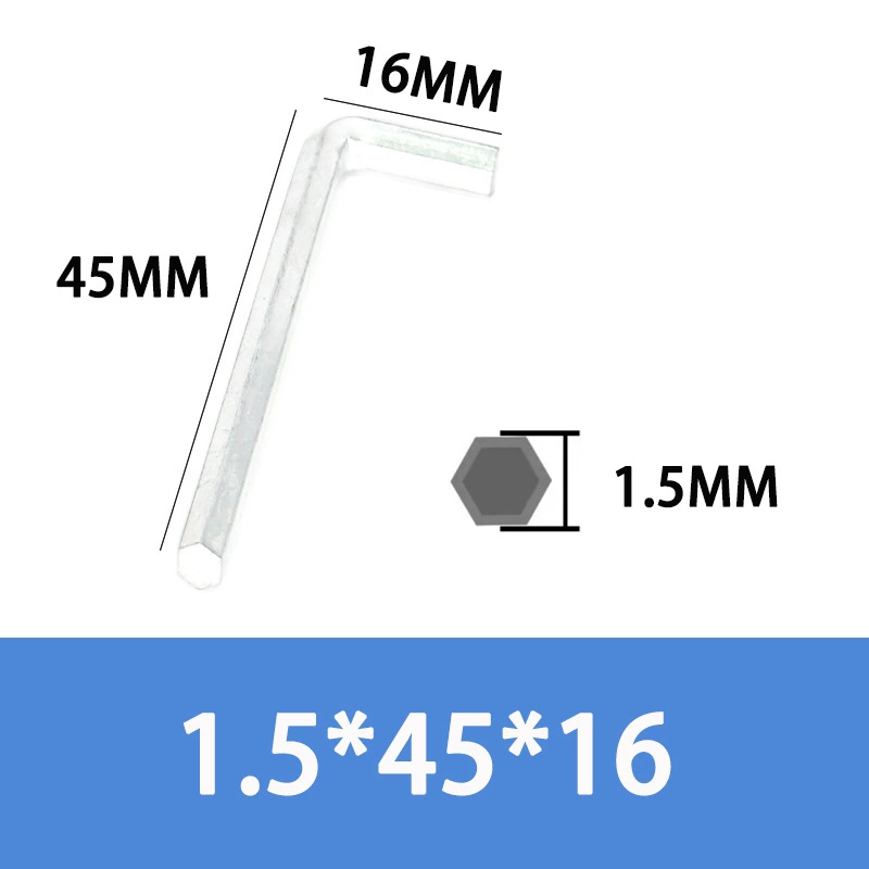 L -shaped disposable panel hand tools hexagonal screwdriver knife galvanized hexagonal hexagonal hexagon wrench