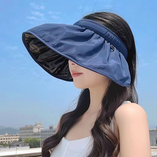 Sun Hat, Trendy Fisherman Hat, Adjustable Beach Hat, UV Protection, Fashionable, Breathable, Wide Brim, Unisex, Korean Style