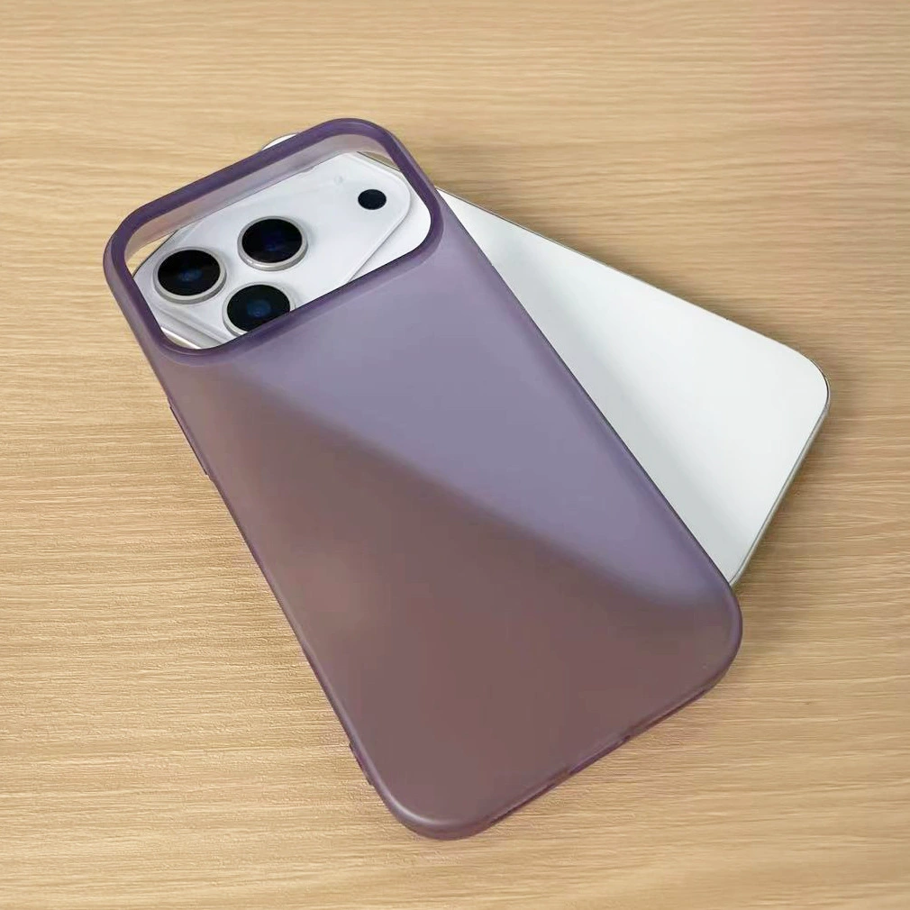 Прозрачный матовый ПК чехол для iPhone Ultra-thin защитный чехол — совместим с iPhone 12–17 ProMax, в нескольких цветах