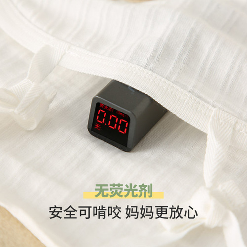 Baby crawling clothes thin newborn onesie half-back summer clothes pure cotton boneless type A baby clothes