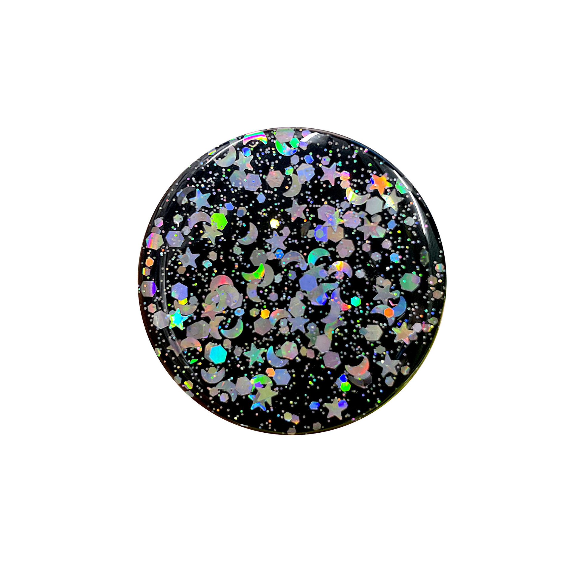 8g Weight Universal Applicable Brands Airbag Bracket Classification Epoxy Material Colorful, Starry Sky Pattern Shiny Style Colorful Starry Sky Epoxy Shiny Universal Airbag Bracket 23
