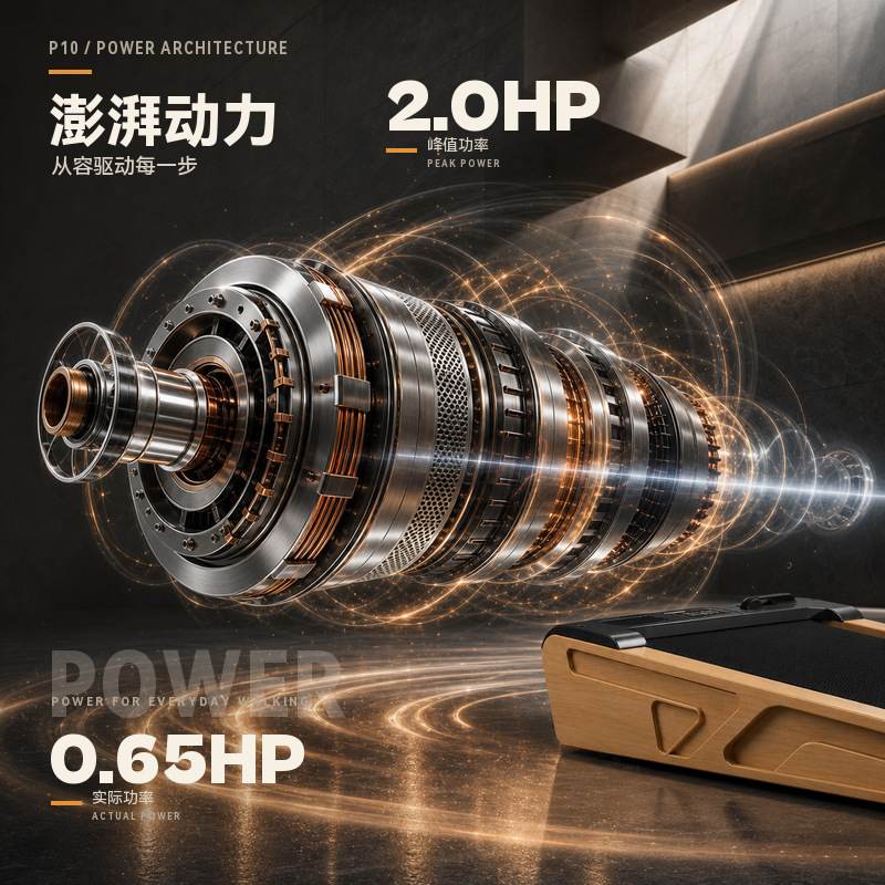 Nueva cinta de correr de pendiente de madera maciza para el hogar del fabricante, máquina de caminar eléctrica para bajar de peso, mini equipo de fitness totalmente plegable