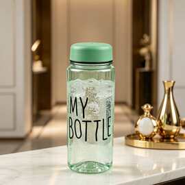 单层透明直筒 my bottle 水杯塑料材质大容量旅行便携水杯