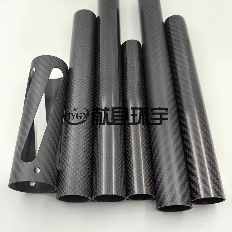 环宇厂家制定空心碳管25*23mm航模加强杆 高强度3K碳纤维管