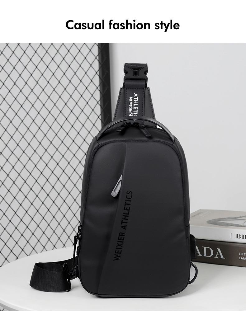 Petit sac à dos multifonctionnel à une épaule pour hommes, sac à bandoulière de sport de loisirs_voghion.com