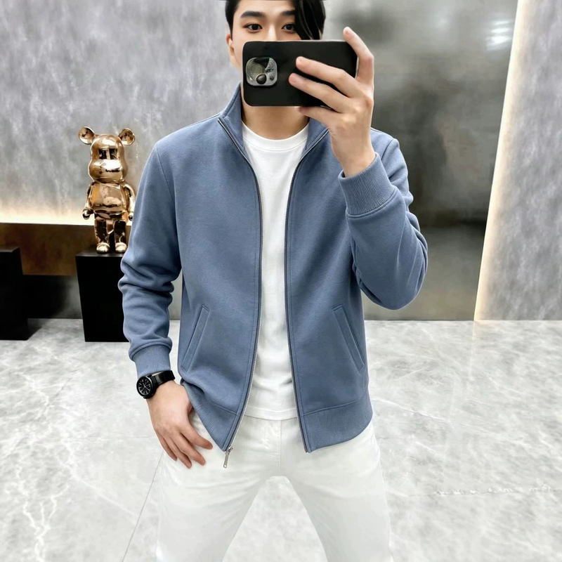 New Spring and Autumn Turn-down Collar Jacket, Casual Versatile Fashion Trend Jacket, Daily Solid Color Loose Coat New Spring and Autumn Turn-down Collar Jacket, Casual Versatile Fashion Trend Jacket, Daily Solid Color Loose Coat