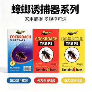 厂家直销英文版蟑螂屋强力粘苍蝇捕捉器家用室内灭蟑螂陷阱带诱饵
