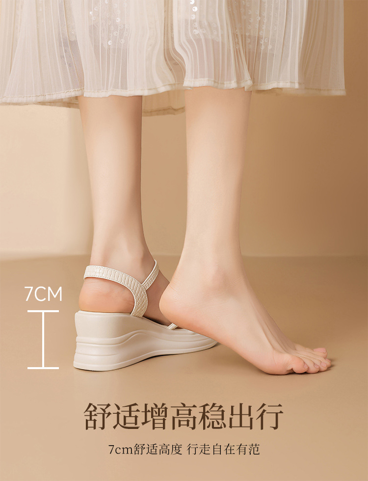 Sandal nữ đế xuồng cao gót quai ngang đính đá phong cách Pháp — JF577 Bạc chi tiết 6