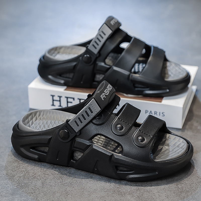 Sandalias de playa de Daifa para hombres, deportes de verano, antideslizantes, dos en uno, zapatillas de ocio deportivas para hombres