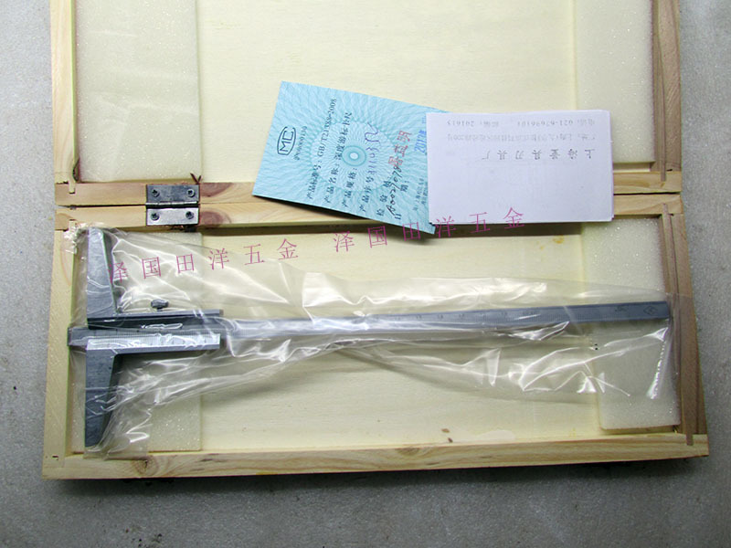 正品上量单钩深度尺0-200/300mm多用单沟深度游标卡尺