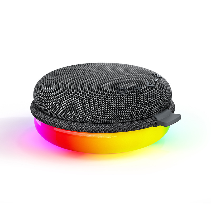 Altavoces Bluetooth inalámbricos portátiles con tela de mano impermeable mini subwoofer de sonido pequeño al aire libre 2025 nuevo