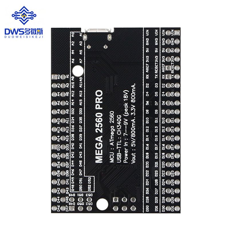 Mega2560 Pro ATmega2560-16AU USB CH340G智能电子开发板-阿里巴巴