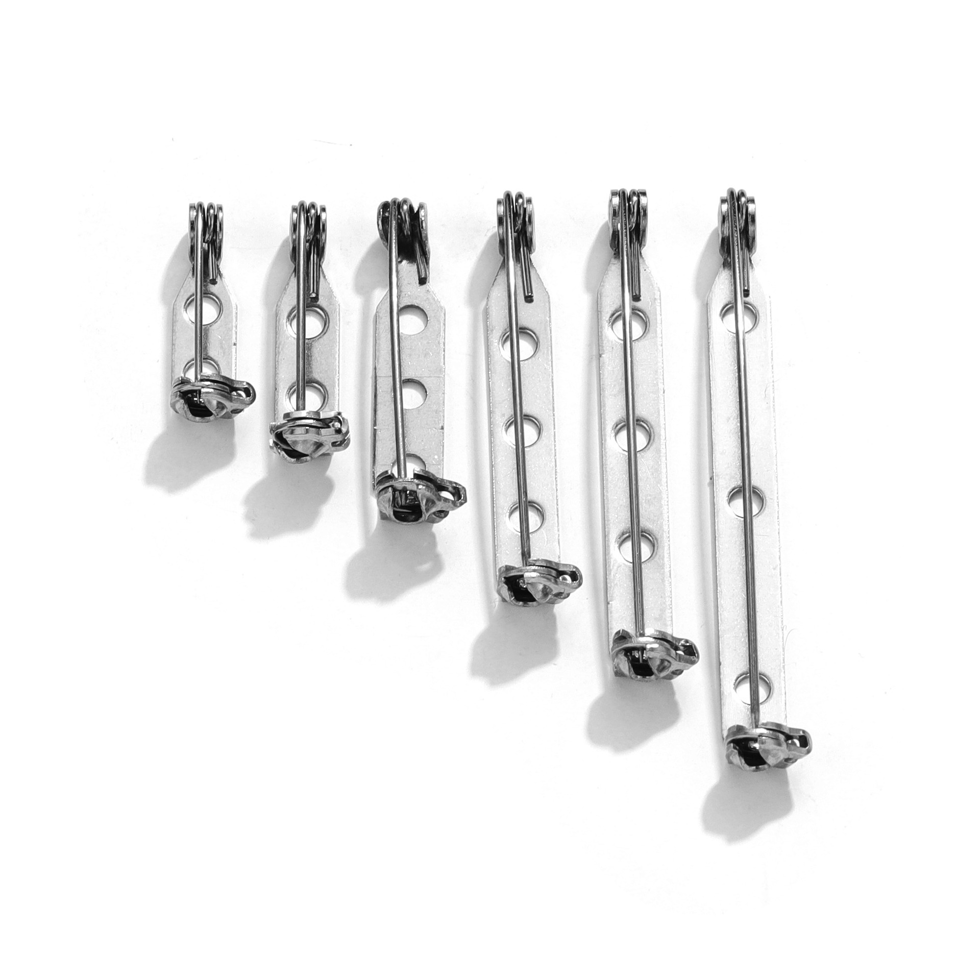 Broche de acero inoxidable con cerradura de seguridad impermeable hebilla de seguridad de acero de titanio pin hecho a mano accesorios de joyería DIY