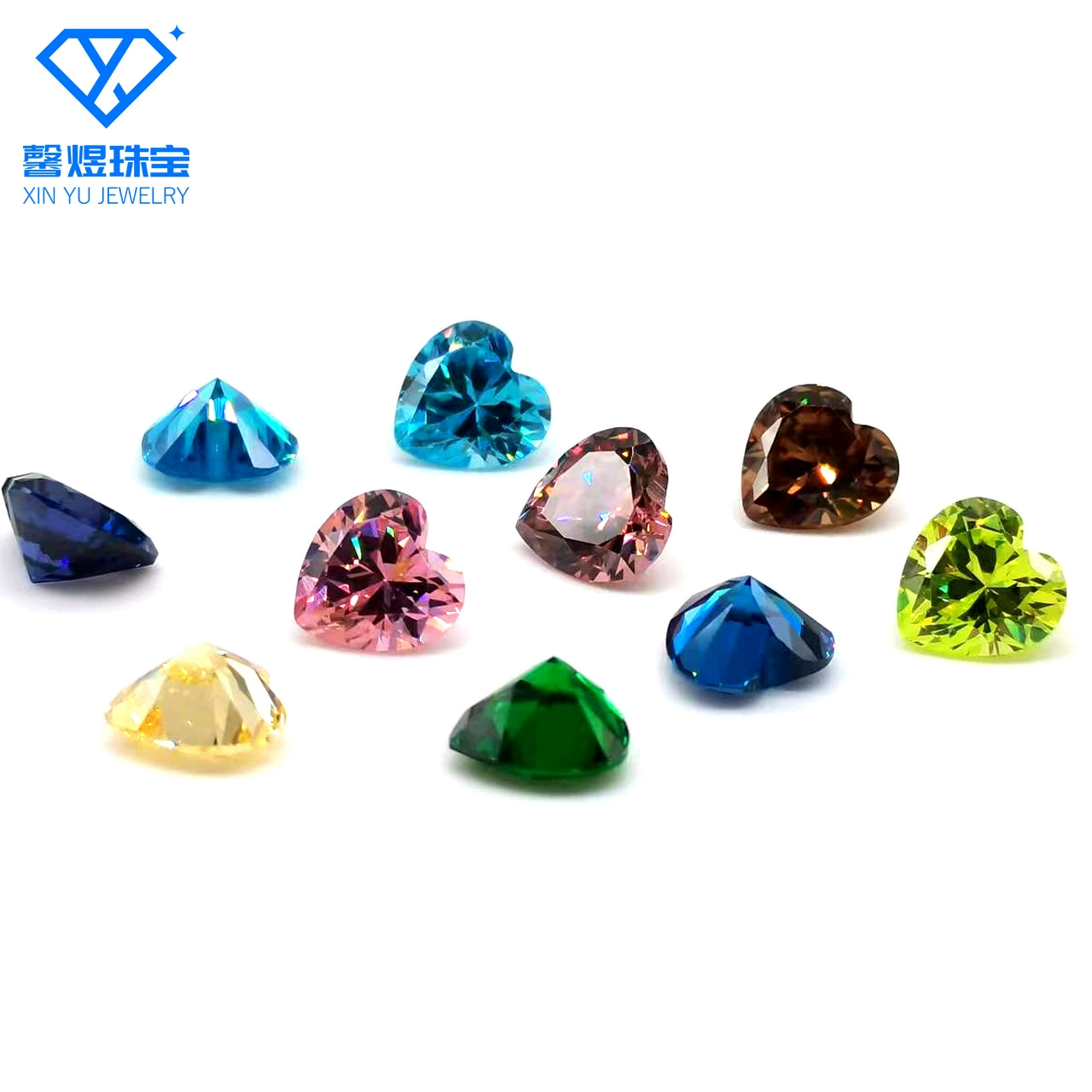 Яблоко, сердце из циркона, gemstone, оптовая продажа