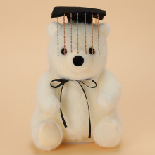 预秦始皇北极熊机芯款毛绒玩具公仔玩偶