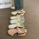 Fashion Retro Lightweight All-match Flat German Training Shoes Women's 2024 New Summer Soft Bottom Sports Explosions Forrest Gump Sneakers