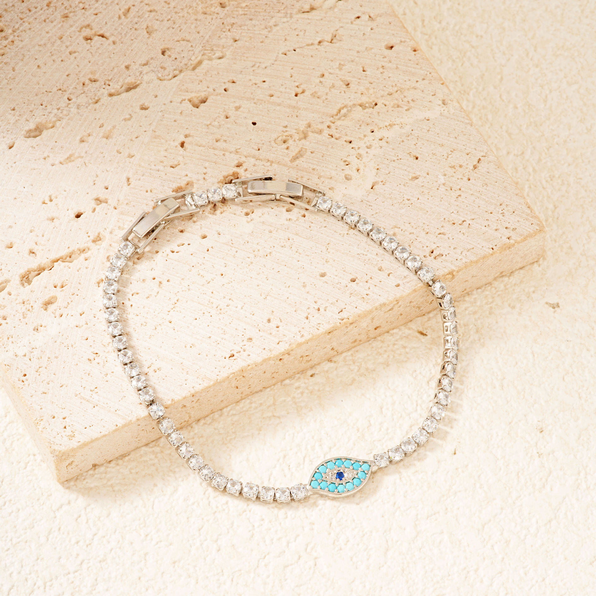 Lucky Evil Eye Red String Bracelet Handmade Protection Jewelry_voghion.com