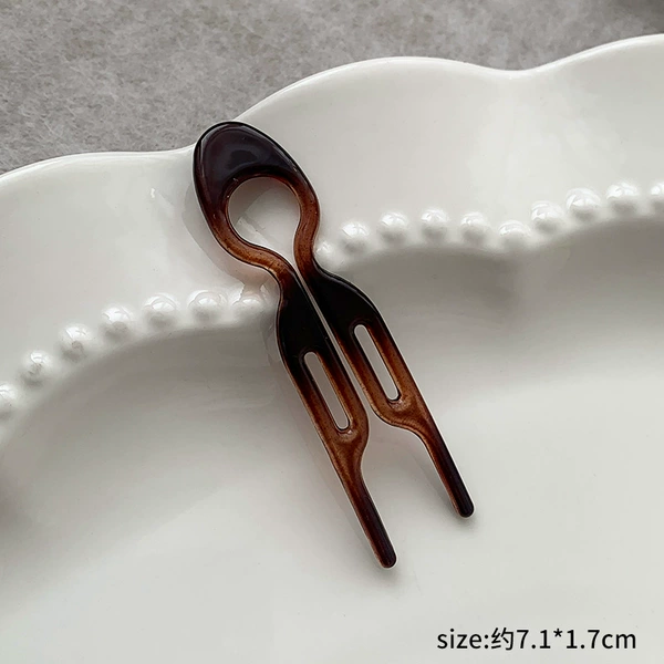 4#Tips dual -hole caramel color