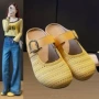 包头内增高春夏新款半拖鞋